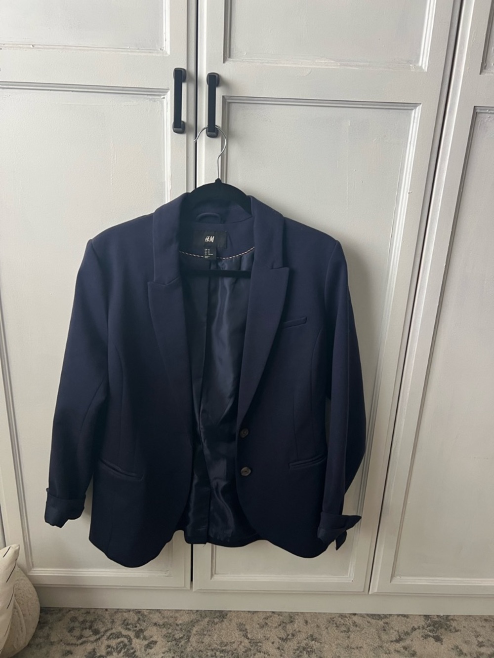 H&M Navy Single-Breasted Women’s Blazer